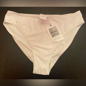 Annbon‎ White Bikini Bottom Size Large NWT